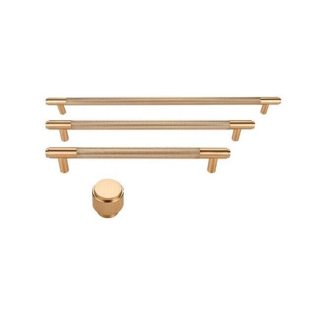 Hafele VERONA II Mat Altın Renk 320 mm Akslı Kulp