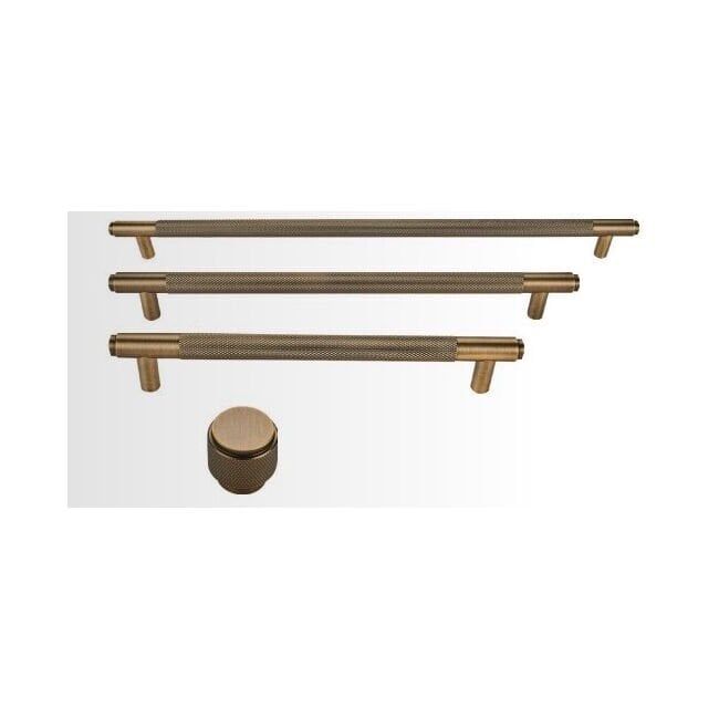 Hafele VERONA II Antik Bronz Renk 320 mm Akslı Kulp