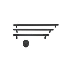 Hafele VERONA II Mat Siyah Renk 320 mm Akslı Kulp