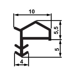 Hafele Yandan Basan Fitil 10mmx100m Meşe (100 Metre)