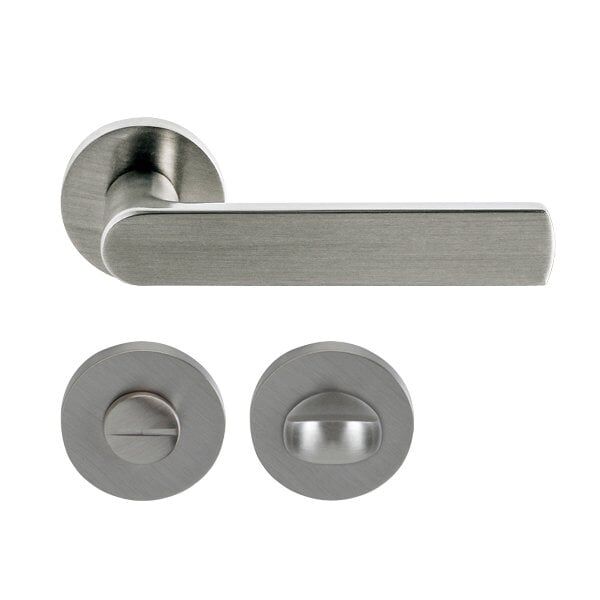 Hafele Kapı Kolu Seti Merit Kol Seti  WC Mat Nikel