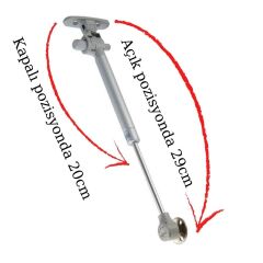 Hafele Notus Plus Gazlı Piston Frenli 120N