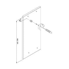 Hafele Çamaşır Sepeti Boxy 430cm Parlak Krom Renk