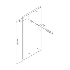 Hafele Çamaşır Sepeti Boxy 430cm Parlak Krom Renk