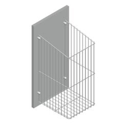 Hafele Çamaşır Sepeti Boxy 430cm Parlak Krom Renk