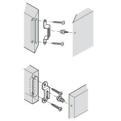 Hafele Modular Raf Bağlantısı 63x11mm (100 Adet)