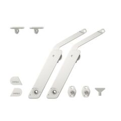 Hafele Free Flap H 1.5 Çift Makas Seti B, Beyaz Renk