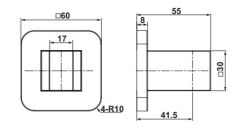 Hafele NEO S El Duşu Askısı Mat Siyah