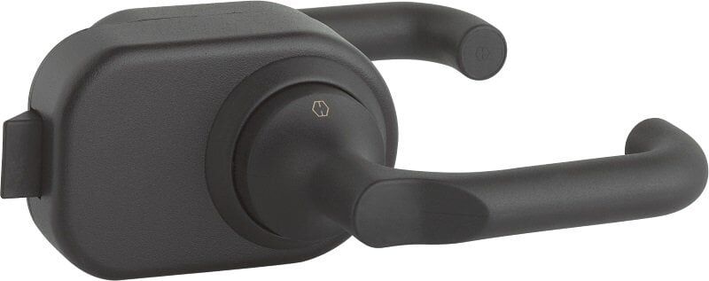 Hoppe Cam Kapı Kolu Paris Siyah