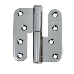 Hafele Yaprak Menteşe Çıkabilen Paslanmaz Çelik 304 Parlak Krom 100mm Sağ