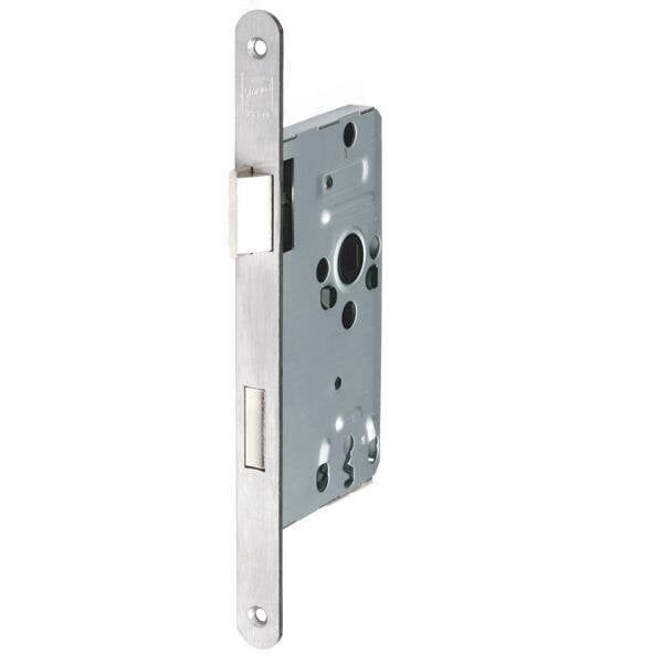 Hafele Gömme Kilit Oda Tipi 55/18mm, Sağ Yönlü Mat Krom Renk