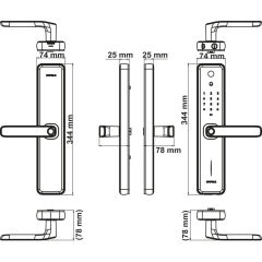 Häfele Akıllı Kilit Sistemleri, ZENITH - ML2501W