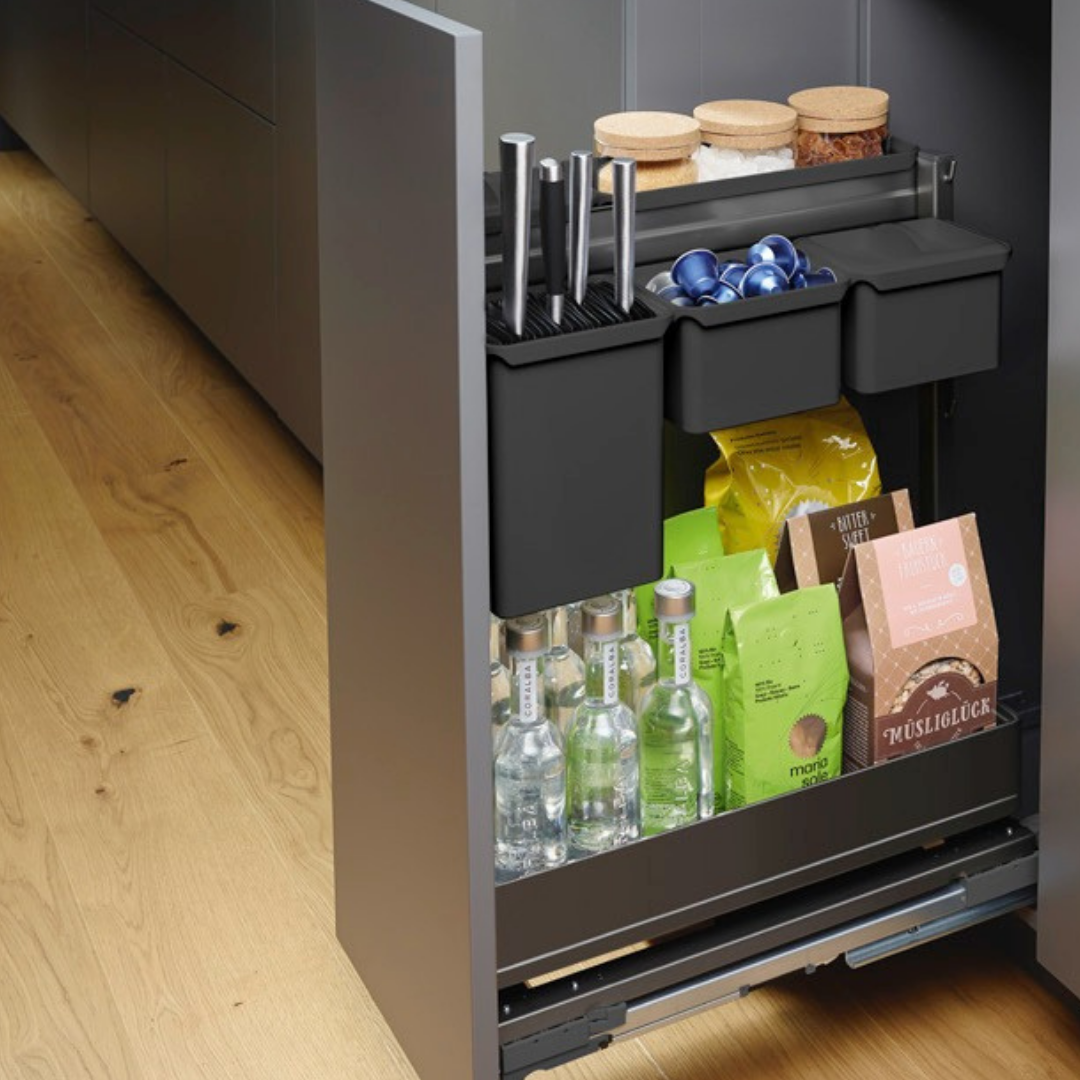 Hafele Dispensa Junior III Aşçı Yamağı 300mm Antrasit