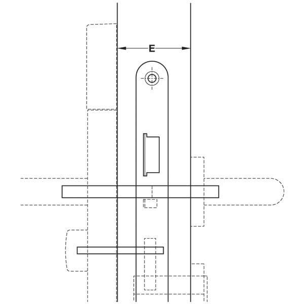 Hafele DT7 Vida seti N1, 35-45, parlak pirinç