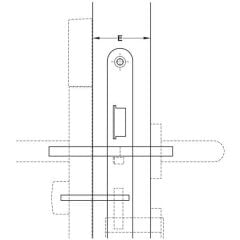 Hafele DT7 Vida seti N1, 35-45, parlak pirinç
