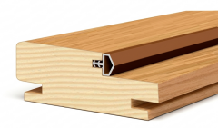 Ortadan Basan Çatı Tipi Kapı Fitili 10mm Bej (500 Metre)
