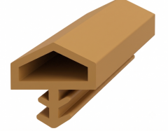 Ortadan Basan Çatı Tipi Kapı Fitili 10mm Meşe (500 Metre)
