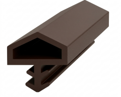 Ortadan Basan Çatı Tipi Kapı Fitili 10mm Kahverengi (500 Metre)