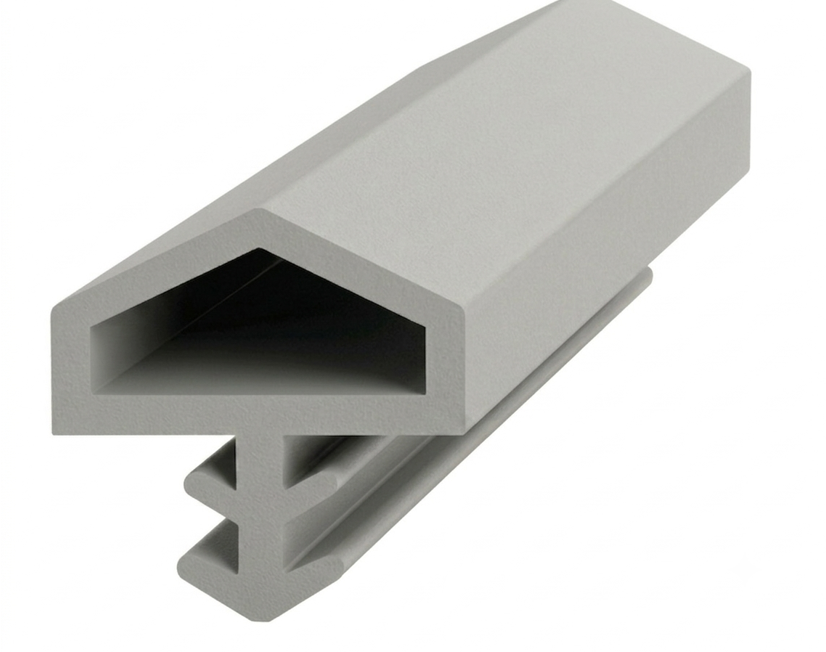 Ortadan Basan Çatı Tipi Kapı Fitili 10mm Açık Gri (500 Metre)