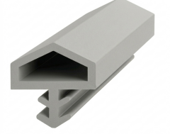 Ortadan Basan Çatı Tipi Kapı Fitili 10mm Açık Gri (500 Metre)