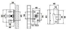 Hafele HALTER 03 Dolap Askı Elemanı Sol