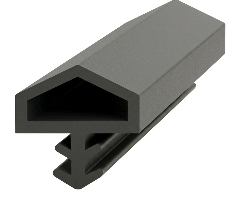 Ortadan Basan Çatı Tipi Kapı Fitili 10mm Antrasit (500 Metre)