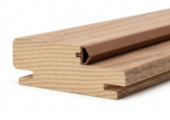 Ortadan Basan Çatı Tipi Kapı Fitili 16mm Bej (500 Metre)