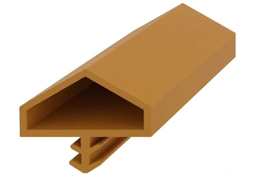 Ortadan Basan Çatı Tipi Kapı Fitili 16mm Meşe (500 Metre)