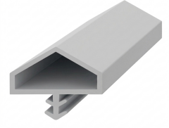 Ortadan Basan Çatı Tipi Kapı Fitili 16mm Açık Gri(500 Metre)