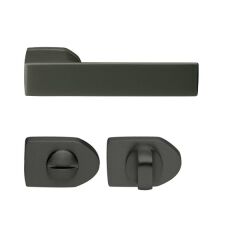 Hafele Kapı Kolu Seti Patty WC Antrasit