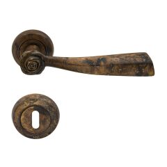 Rose Kapı Kolu Seti Aged Brass Oda