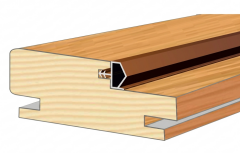 Ortadan Basan Çatı Tipi Kapı Fitili Kanatlı 10mm Açık Gri (500 Metre)