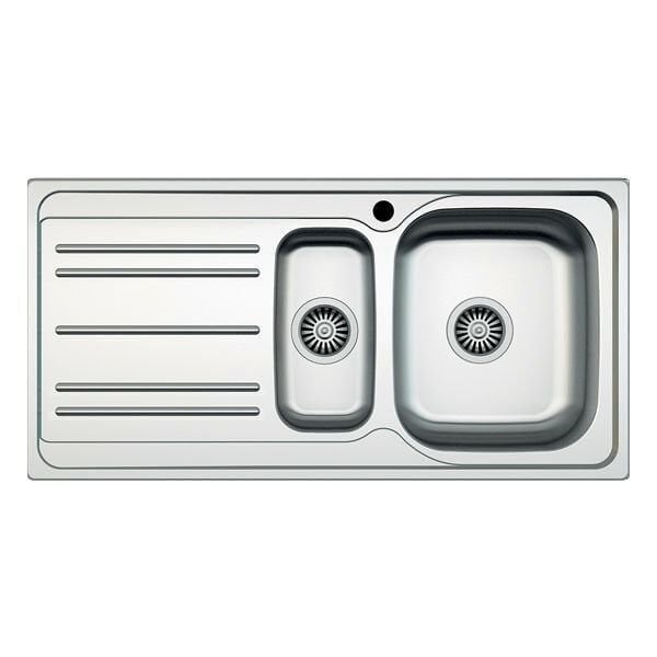 Hafele CAPUA06 Eviye Tezgah Üstü 1000x500mm Satin Sol