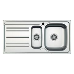 Hafele CAPUA06 Eviye Tezgah Üstü 1000x500mm Satin Sol