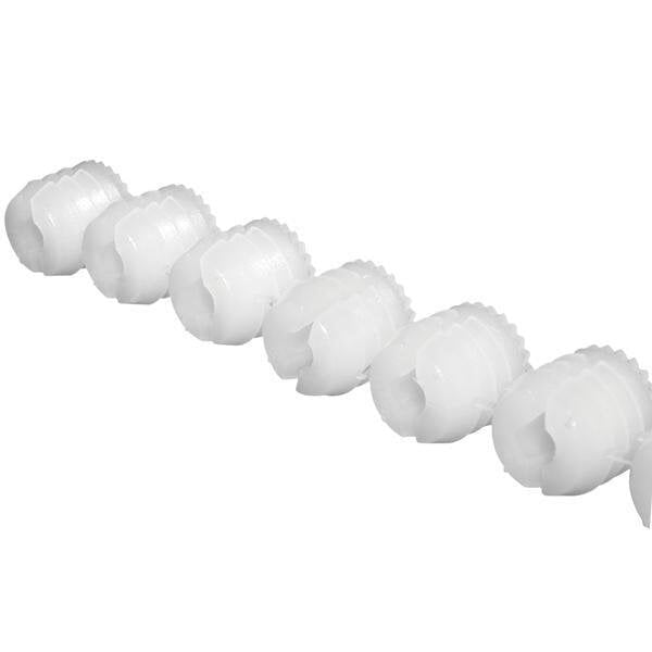 Hafele Plastik Açılan Şerit Dübel M6x10mm (36 adet), Beyaz