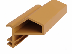 Yandan Basan Çatı Tipi Kapı Fitili Kanatlı 11mm Meşe (500 Metre)
