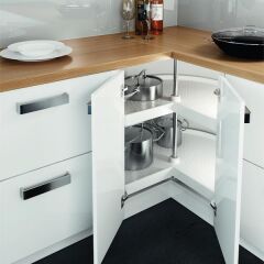 Hafele JET270º Sepet, plastik, beyaz, çap 82cm