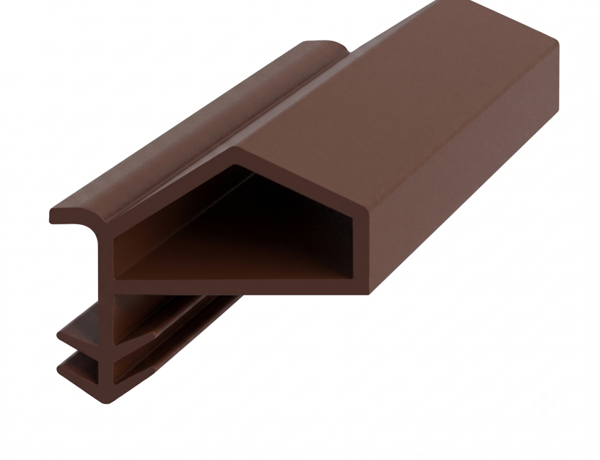 Yandan Basan Çatı Tipi Kapı Fitili Kanatlı 11mm Kahverengi (500 Metre)