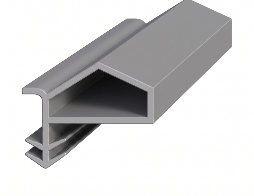 Yandan Basan Çatı Tipi Kapı Fitili Kanatlı 11mm Gri (500 Metre)