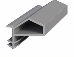 Yandan Basan Çatı Tipi Kapı Fitili Kanatlı 11mm Gri (500 Metre)
