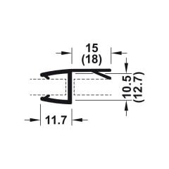 Hafele Sds03 Cam Kapı Fitili C/C 180° 8-10/2500