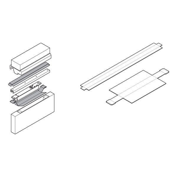 Hafele Yangın Koruma Levhası DCL 33 Gizli Kapı Kapatıcı İçin 2mm