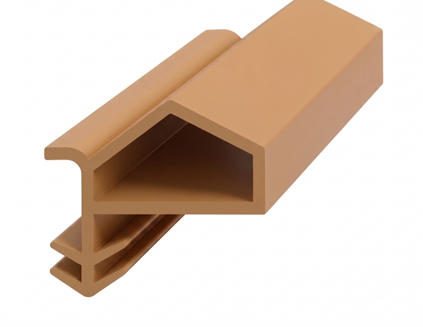 Yandan Basan Çatı Tipi Kapı Fitili Kanatlı 11mm Meşe (500 Metre)