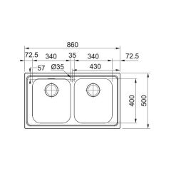 Franke Celik Evye Smart Srx 620-86