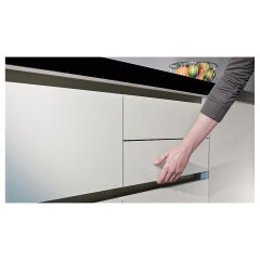 Hafele STRIATA-II-U Profil Kulp Mat Siyah 4200mm
