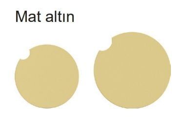 Hafele CITIUS FORTIUS Yedek Kapak Seti Mat Altın