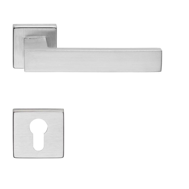 Corner Kapı Kolu Seti Krom Mat Barelli(Yale)