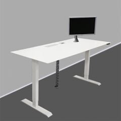 Hafele Atlas Single Elektrikli Masa Donanımı, Beyaz Renk