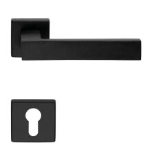 Corner Kapı Kolu Seti Siyah Mat Barelli(Yale)