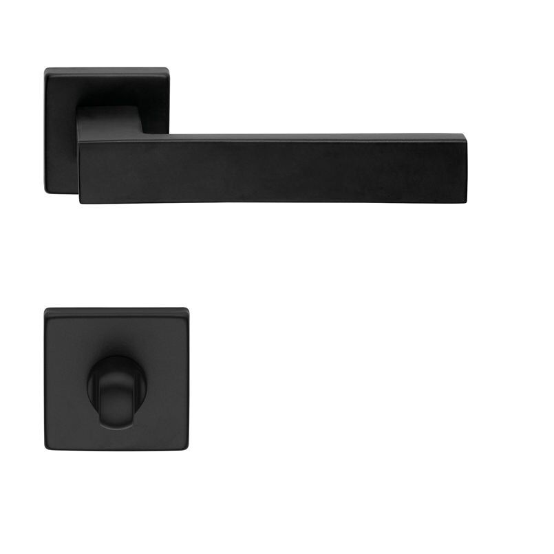 Corner Kapı Kolu Seti Siyah Mat WC